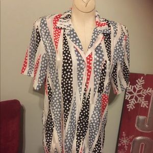 Vintage 80's Breckinridge silky shirt